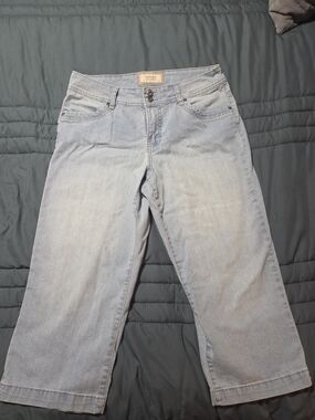 Sonoma Light Blue Cropped Jeans - Women's Ankle Capris Sz 10
